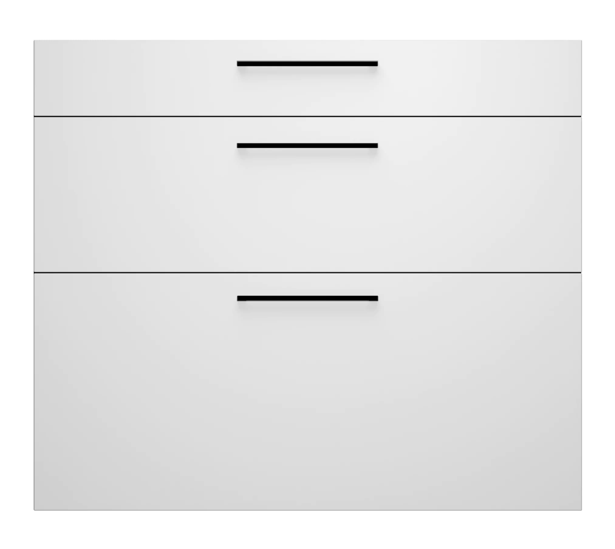 3-fach Schubladenregal 90cm
