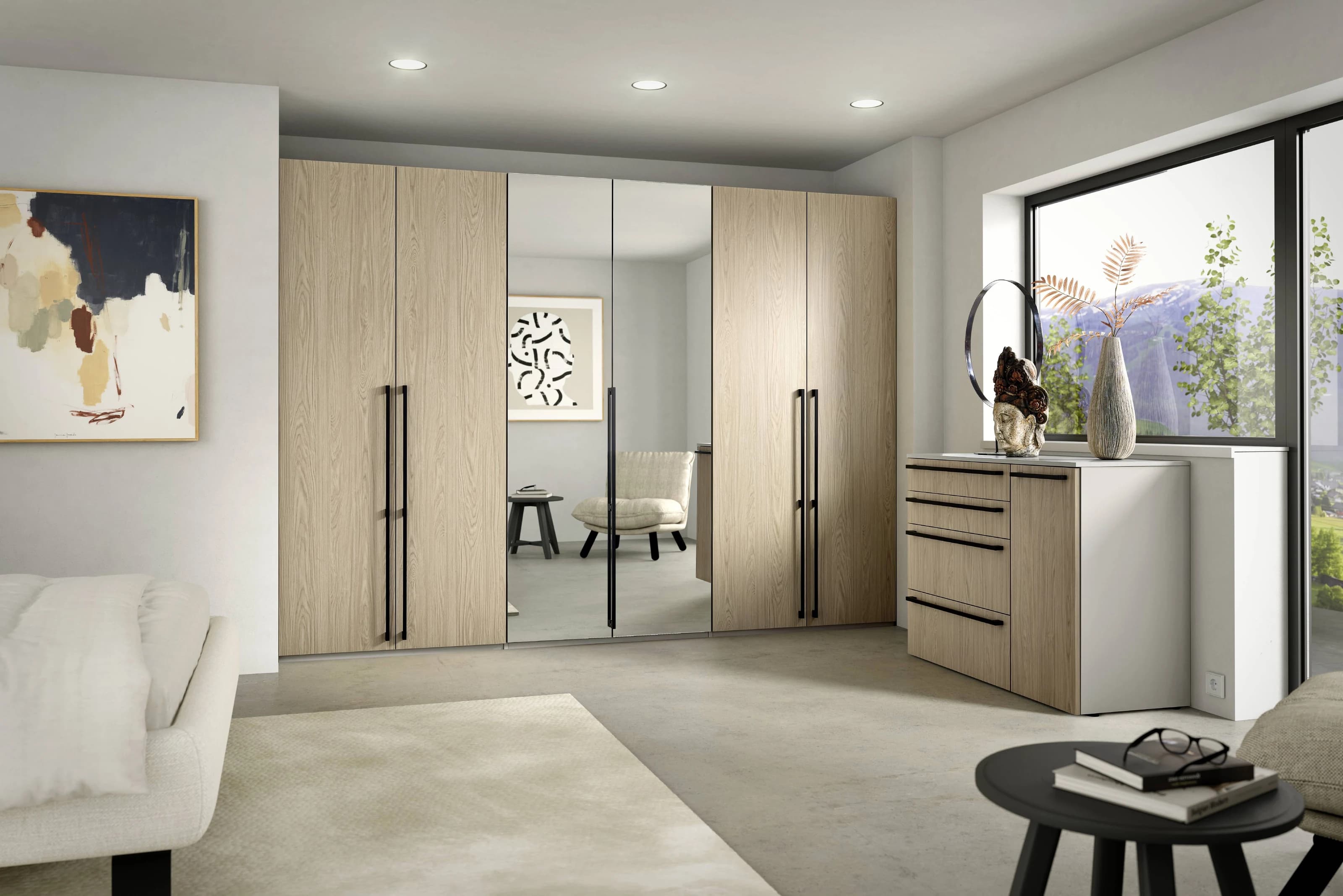 Wohnen und Garderobe